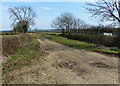 Muddy track and Macmillan Way Footpath