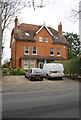 Semi-detached pair of houses on Woodcote Road