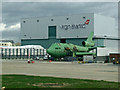 Virgin Atlantic hangar at Heathrow Airport