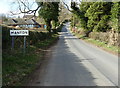 Wing Road entering Manton village