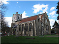 TL3800 : Waltham Abbey church from the south-east by Stephen Craven