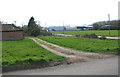 Farm track past The Grange