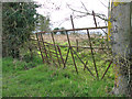 Field gate beside Park Road