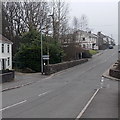 Main Road bridge over a stream in Bryncoch