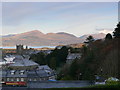 Siopau ar y B4573 yn Harlech / Shops on the B4573 in Harlech