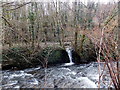 SO0100 : Small waterfall near Cwmaman by Jaggery