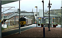 NS6161 : The Winter West Highland Statesman passing Rutherglen railway station by Thomas Nugent
