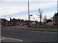 Middleton Road at the junction of Bishopsford Road