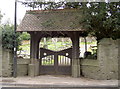 Coated lychgate