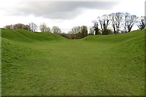 SP0201 : The Roman Amphitheatre in Cirencester by Steve Daniels