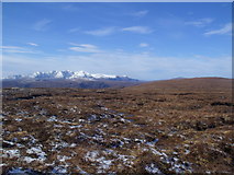 NH2286 : Moorland on the lower western slopes of Carn Mor of Inverlael near Ullapool, Scottish Highlands by ian shiell