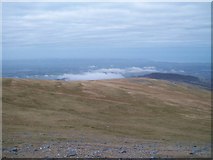 SH6061 : The summit plateau of Elidir Fach from the slopes of Elidir Fawr by Eric Jones