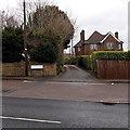 Western end of St Lawrence Close, Chepstow