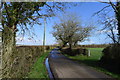 Moor Lane leading to Alhampton