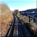 Towards Risca & Pontymister station from Crosskeys