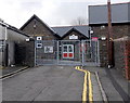 Cwmaman Infants School entrance gates