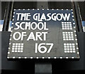 Door at Glasgow School of Art