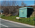 Electricity substation at the edge of Kidwelly