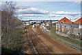 Approach to Newton Abbott station 