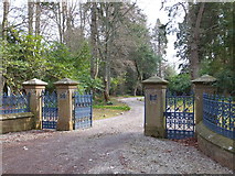 NH5762 : Entrance to Lemlair House by Alpin Stewart