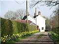 Access road to Lodge Farm