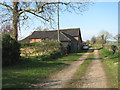 Footpath to the site of St Mary