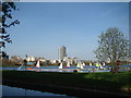 View of the Woodberry Down Estate from the New River Walkway #2