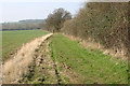 Footpath to Odell from Felmersham to Carlton road