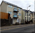 Recently-built flats in Somerset Street Abertillery