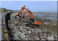 Sea defence work at Colwyn Bay (1)