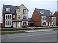 New housing on Technology Drive, Rugby