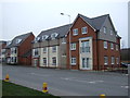 New housing on Technology Drive, Rugby