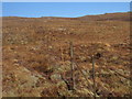 NH1987 : Boundary fence east of Loch Reidh Creagain in Inverlael Forest by Ullapool by ian shiell