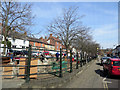 Flea market beside the High Street