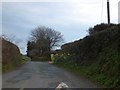 Looking east from Combeshead Cross