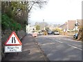 SX9694 : Roadworks on the B3181 at Pinn Hill by Christine Johnstone