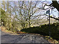 Waymarker for Dark Lane on Ladcastle Road