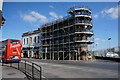 Scaffolding on Clarence Street, Hull