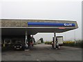 Gulf filling station, A180