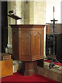 NY9371 : St. Giles Church, Chollerton - pulpit by Mike Quinn