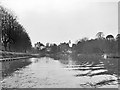 River Severn by Worcester racecourse, 1964