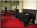 NY9371 : St. Giles Church, Chollerton - choir stalls by Mike Quinn