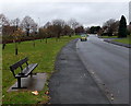 Memorial bench, Fair View, Chepstow