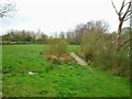 Fields and Footbridge, Marden Meadows Nature Reserve