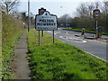 Melton Mowbray sign along Nottingham Road