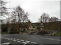 Church and war memorial on Puttenham Road, Seale