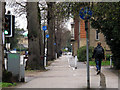 Cycle lane alongside South Parks Road