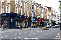 TQ2784 : Shops on Haverstock Hill, NW3 by Kate Jewell