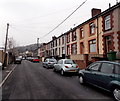 Towards the dead end of Albert Street, Miskin