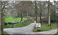 Road junction south-west of Brecon